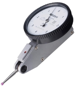 Mitutoyo 513-473-10E 513 Test Indicator, 0.008 in Measuring, 0 to 4 to 0 Dial Reading, Graduations 0.0001 in