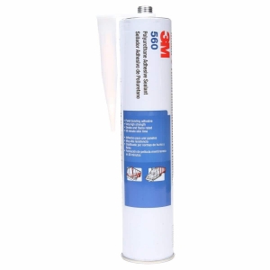 3M™ 7000000945 560 Adhesive Sealant, 31 mL Cartridge, White, Polyurethane Base