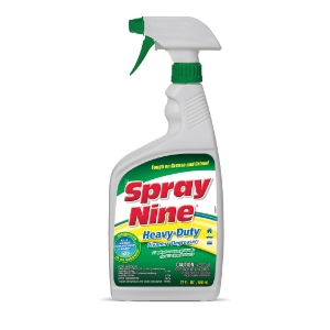 Spray Nine® 26825 MP Series Multi-Purpose Cleaner and Disinfectant, 22 oz Spray Bottle, Citrus Odor/Scent, Clear, Liquid Form