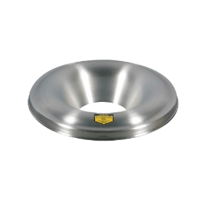 Justrite® 26512 Drum Can Head, 5-1/4 in Dia Opening 15-1/8 in OD, For Use With Cease-Fire® 12 and 15 gal Waste Receptacle Safety Drum Can, Aluminum, Aluminum