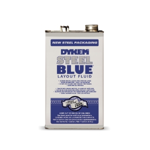 Dykem® STEEL BLUE® 80700 Layout Fluid, 1 gal Container, Blue, Liquid Form