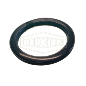 Dixon® 100-G-TEV Encapsulated Cam and Groove Gasket, 1 in Nominal, 1-1/16 in ID x 1-9/16 in OD x 1/4 in THK, PTFE