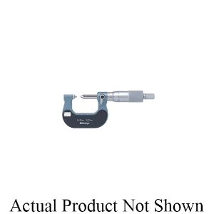 Mitutoyo 125-106 Metric Screw Thread Micrometer, 25 to 50 mm, Graduations: 0.01 mm