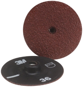 3M™ 7010299219 Coated Abrasive Disc, 3 in Dia Disc, 24 Grit, Aluminum Oxide Abrasive
