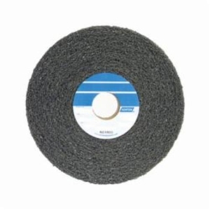 Norton® Bear-Tex® 66261058507 Convolute Non-Woven Abrasive Wheel, 6 in Dia x 1 in THK, 1 in Center Hole, Medium Grade