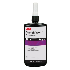 Scotch-Weld™ 7010367446 Anaerobic Threadlocker, 250 mL Container Bottle Container, Liquid Form, Purple
