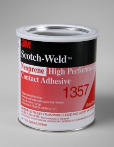 3M™ 7000000803 1357 High Performance Adhesive, 1 gal, Gray