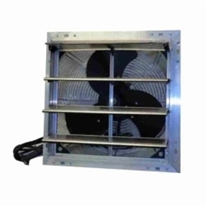 Airmaster® 23011 LFSM Direct Drive Low Pressure Shutter Exhaust Fan, 10 in Dia Blade, 115 V AC, 611 cfm Flow Rate, 1 Speeds, 13-1/8 in W, Import