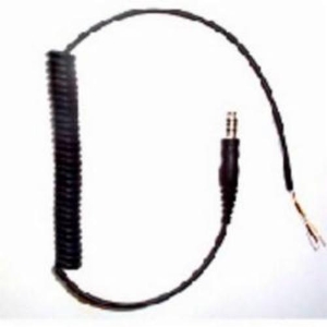 Peltor™ 7000043569 Headset Downlead, For Use With Peltor™ MT7H79A Headset, Nexus J11 Plug, 0.5 to 1.4 m L Curly Cable