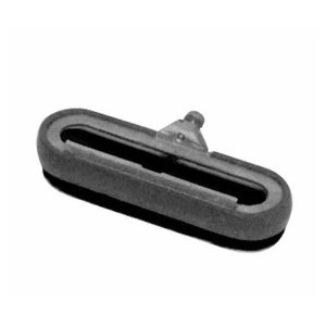 Milwaukee® 49-90-0480 Clamp-On Replacement Bristle Vacuum Brush With Bumper, For Use With 49-90-0740 Utility Nozzle, 6 in, Nylon