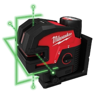 Milwaukee® 3624-21 Laser level, +/- 1/8, 33 in/ft Accuracy, Glass-Filled Nylon Housing