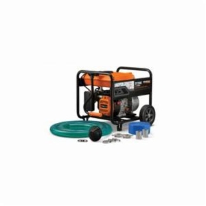 Generac® Power Systems 6822 Semi-Trash Water Pump, 158 gpm Flow Rate, 2 in NPT Inlet x 2 in NPT Outlet, Aluminum, Import