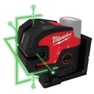 Milwaukee® 3624-20 Laser level, +/- 1/8, 33 in/ft Accuracy, Glass-Filled Nylon Housing